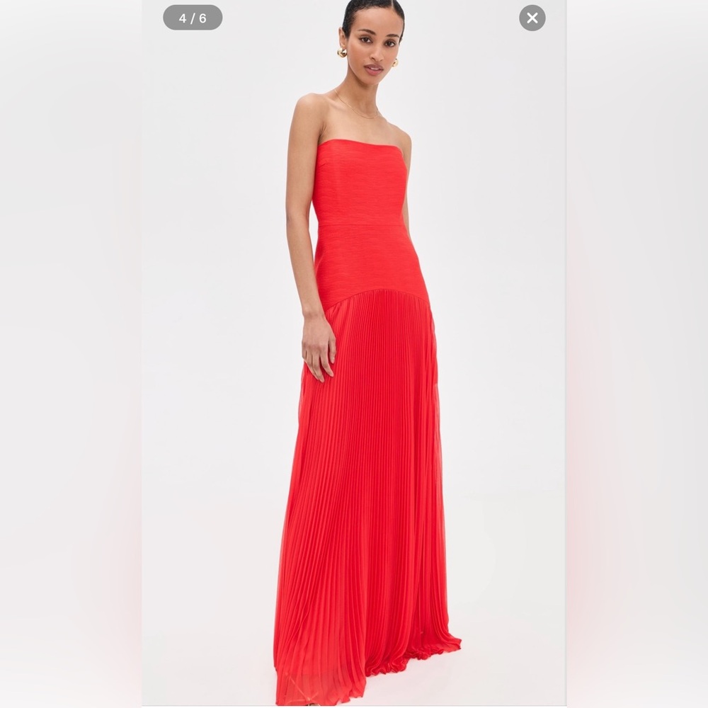 Alexis NWOT Sunniva Strapless Pleated Gown - Picture 12 of 15